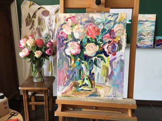 Roses Painting