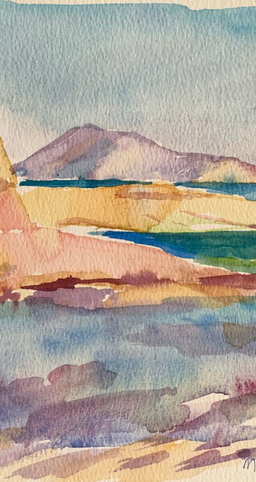 Greek Cove by Mary Stubberfield