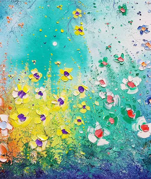"A Magical Rainbow Night" - Flowers in Love by Phil Broad