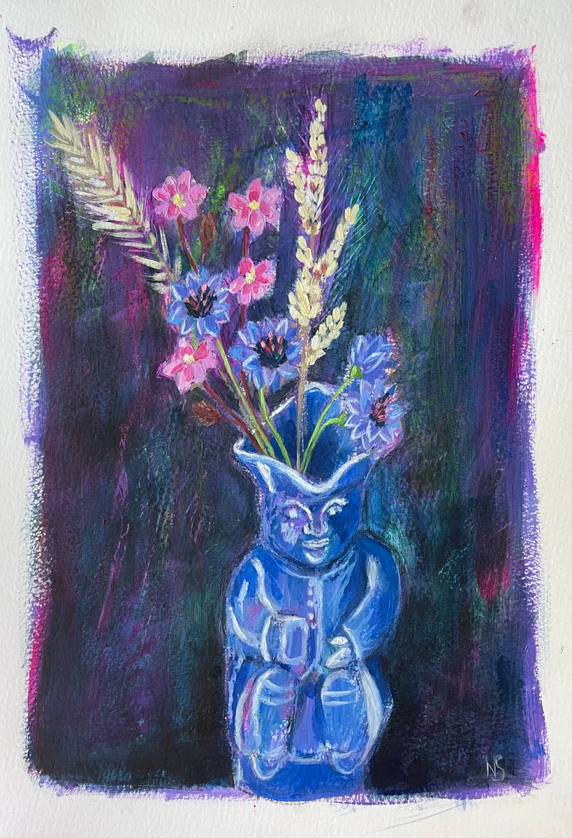 Blue Toby and the Wild Flowers by Nina Shilling