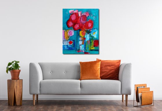 Red Flowers III