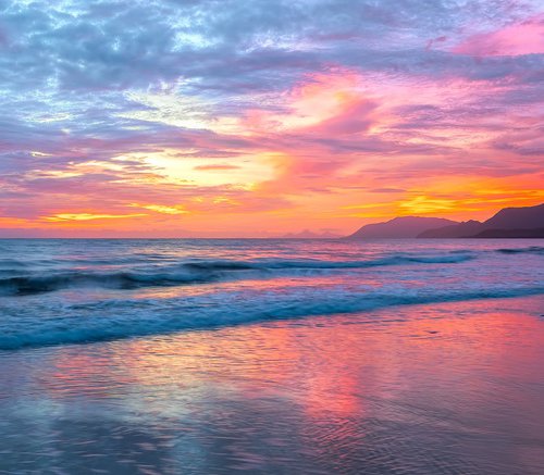 Port Douglas Four Mile Beach by Nick Psomiadis