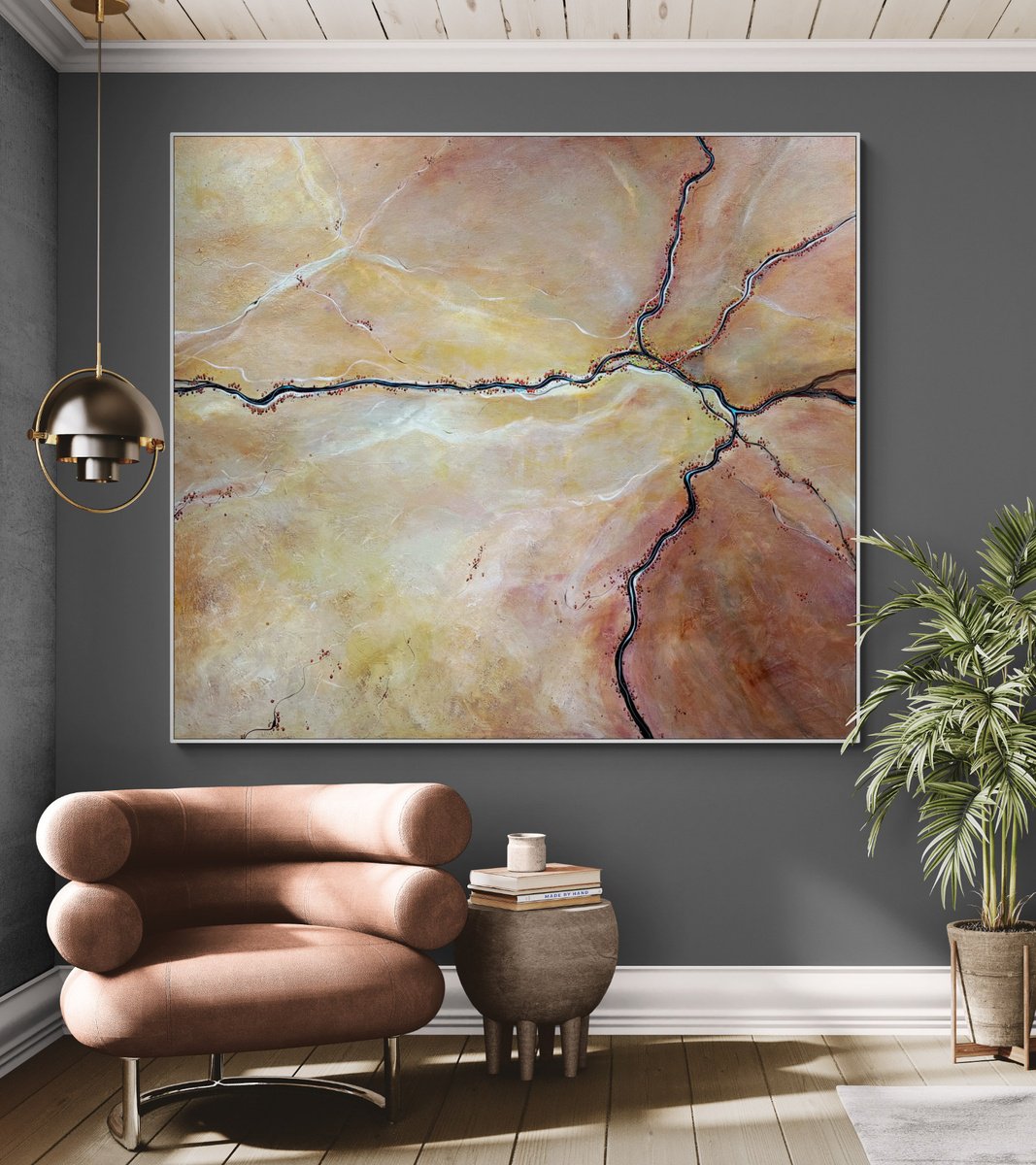 Paths Cut By Time By Tania Chanter, 71 X 63, Artwork For Sale On Artfinder