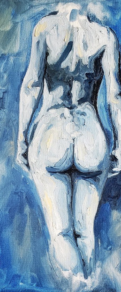Nude - Figure - "The Blue Nude" by Katrina Case