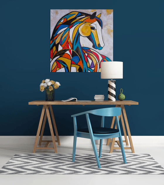 Mosaic Mustang