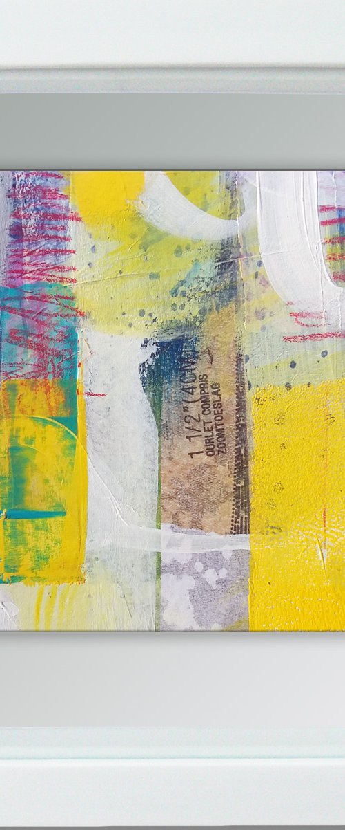 Vérité #1 -  Framed ready to hang original abstract by Carolynne Coulson