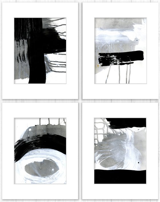 Minimalism Passion Collection 3 - 4 Abstract Paintings