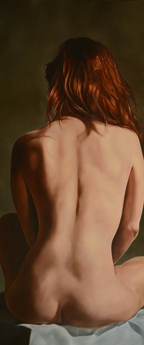 Nude from behind by Cene gal Istvan