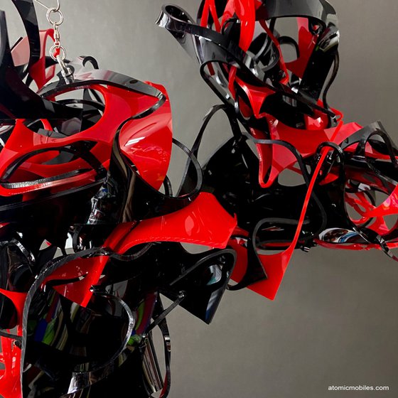 Drama 3 Mobiles Sculpture