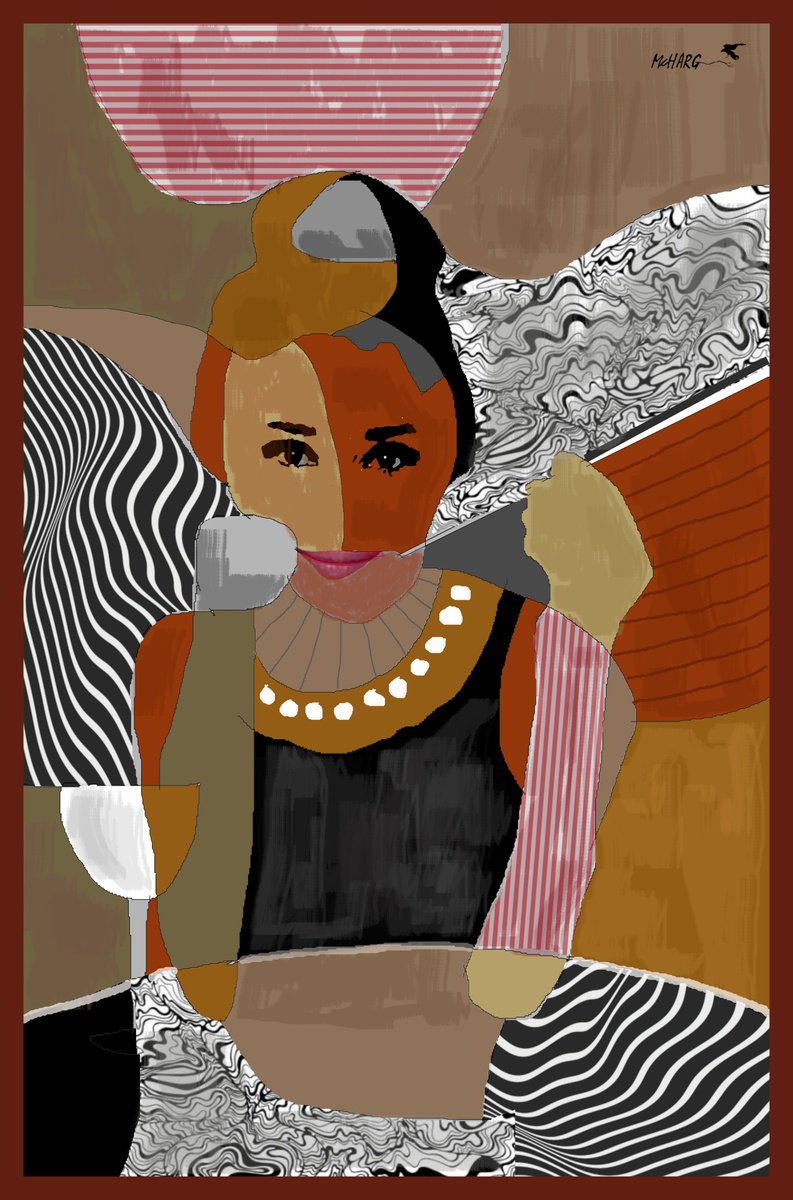 Organic Abstract Painting By Joe Mcharg, 36 X 54, Tiffany