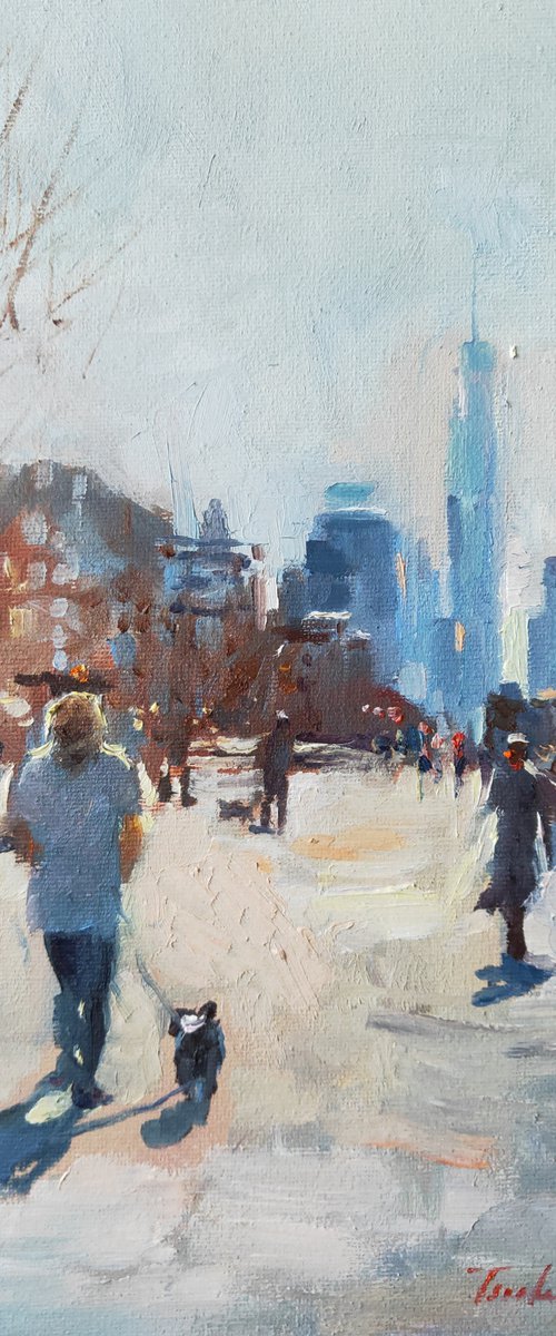 " Hudson River New York " by Olga Tsarkova by Olga Tsarkova
