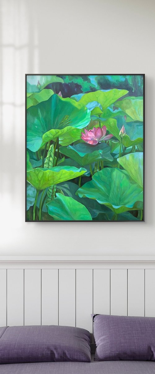 Blooming lotuses. Maturity by Guzel Min