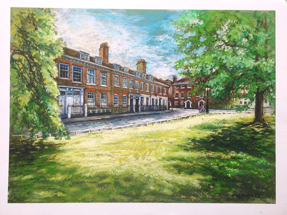 Row of houses on Richmond Green