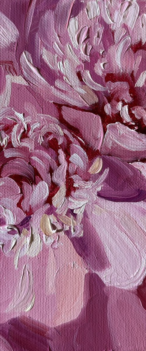 Pink peonies by Olena Hromova