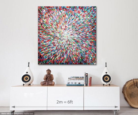 ‘Sanctus universum VI' ' - 40x40"