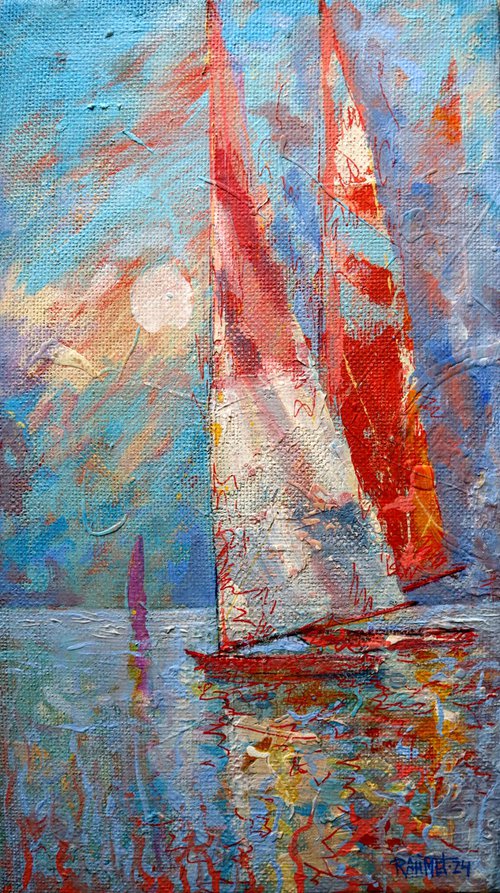 Two Sails by Rakhmet Redzhepov