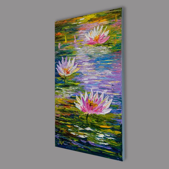 Joyful water lilies