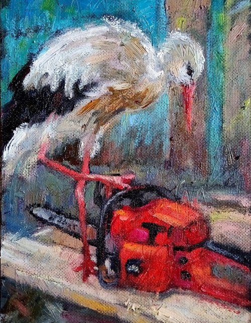 Stork/2022 by Valerie Lazareva