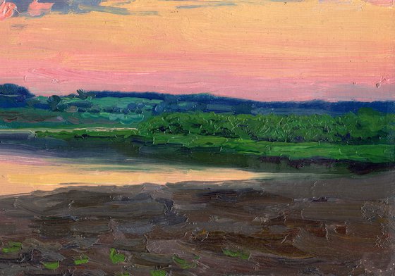 Sunset. Veliky Ustyug