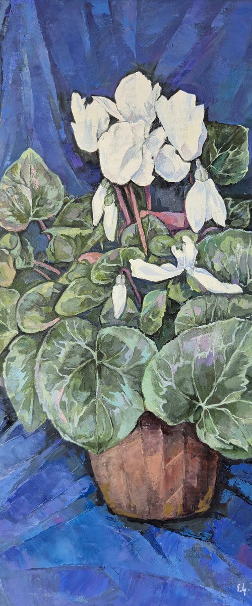 Cyclamen in Terracotta by Aramayis Khlghatyan