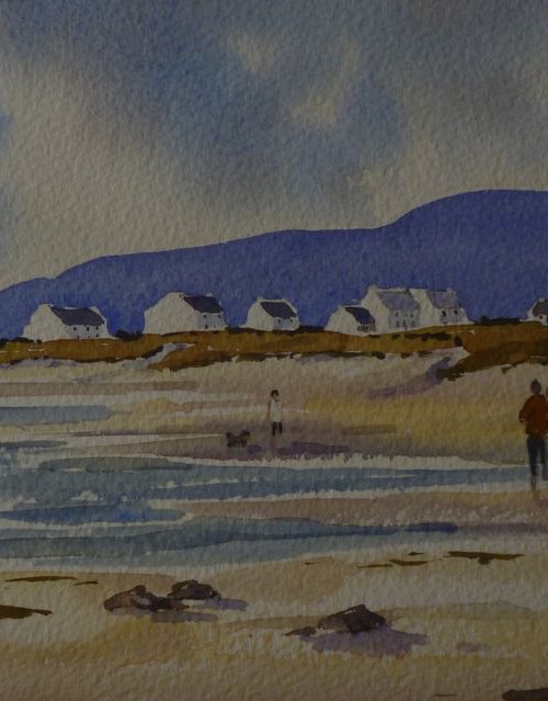 Walking Near Ballydavid, County Kerry, Ireland by Maire Flanagan