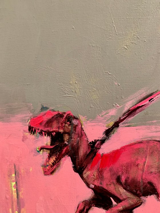 "Pink dinosaur"
