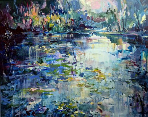At the pond pond by Irina Laube