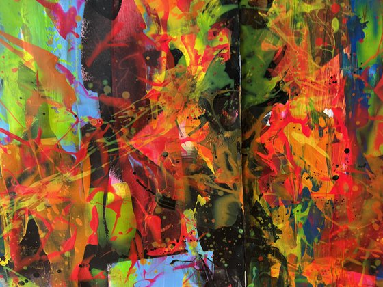 A Journey Through Color - Triptych