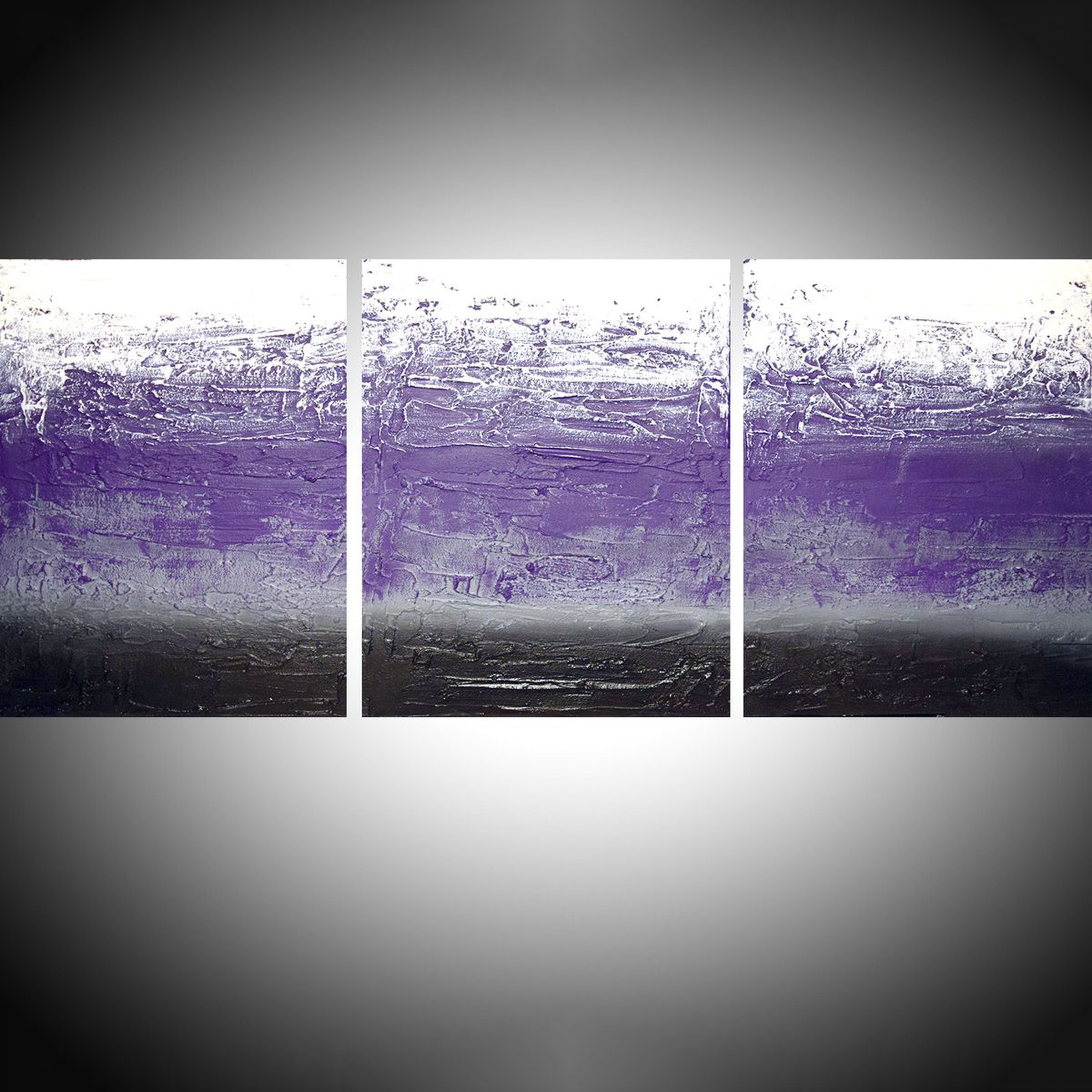 Extra Large Triptych 3 Panel Purple Wall Art Imp Artfinder