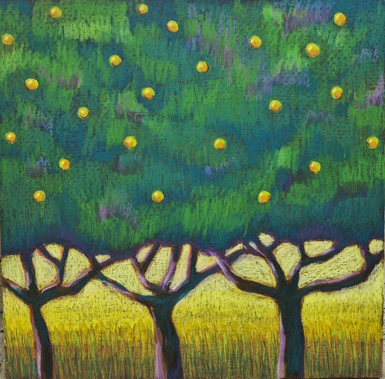 Yellow fruit trees