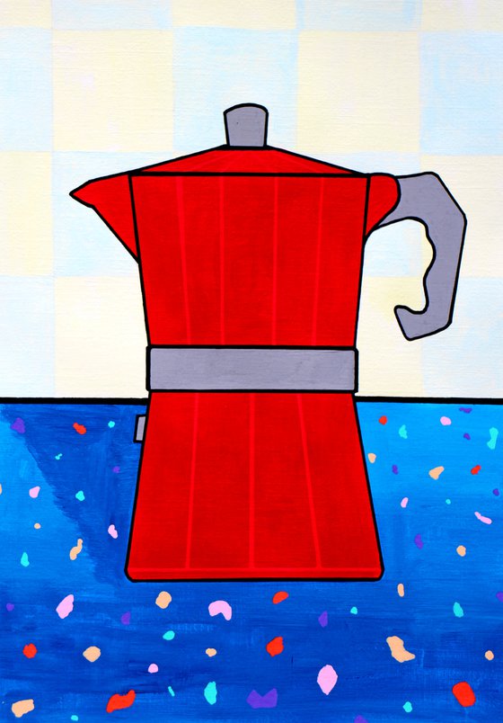 Coffee Pot with Terrazzo A4