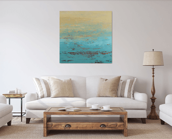 Fusion - Modern Abstract Expressionist Seascape