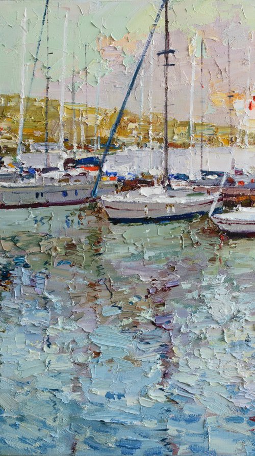Sailing yachts by Anastasiia Valiulina
