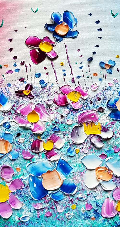 "The Glistening Meadow" - Flowers in Love by Phil Broad