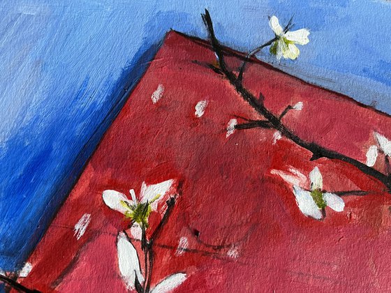 Blackthorn on Red