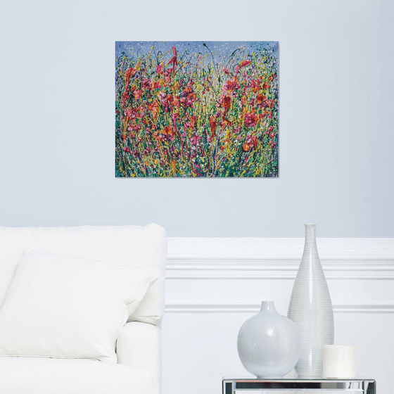 Pollocks Meadow Bloom Original Art