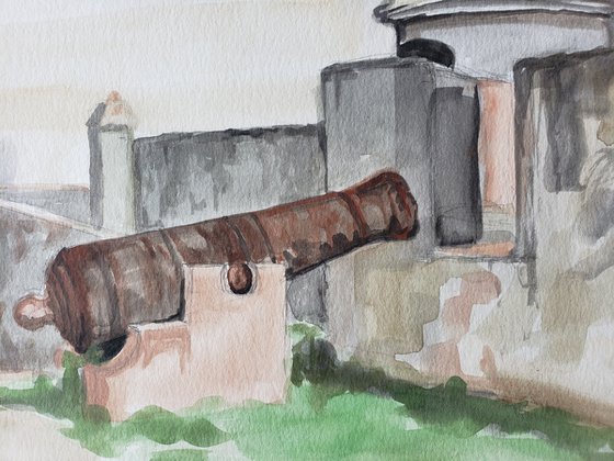 "Canon at San Geronimo" - Historical - Fort - Puerto Rico