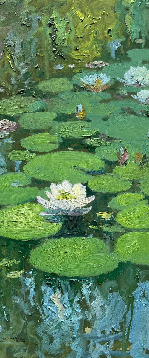 Water Lilies III by Andrii Kovalyk