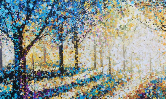 Where Beautiful Things Begin - Blue Landscape