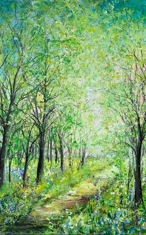 Sun Setting at Elnup Wood by Jan Rogers