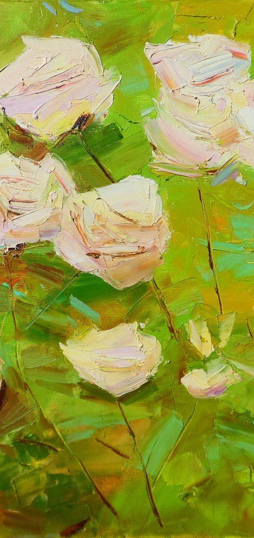 "Cascading roses " by Yehor Dulin