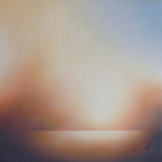 Large Abstract Seascape II 100×100