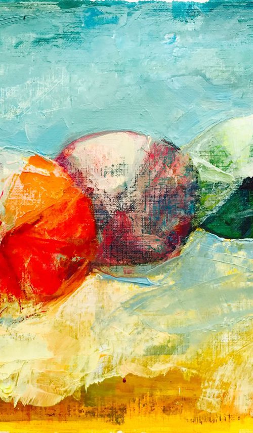 Beach umbrellas by Olga Pascari