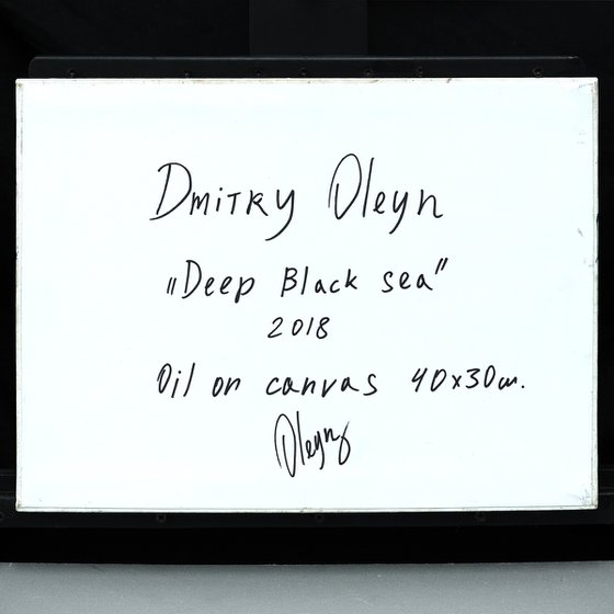 Deep black sea