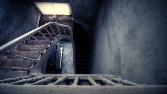 The Mozart stairs.