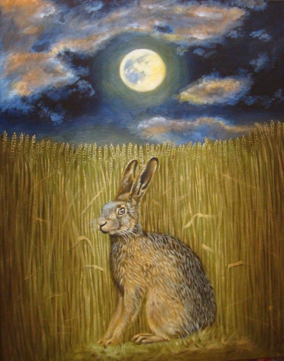 'The Hare in the Corn'