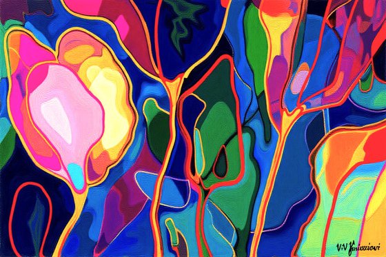 Jazz Style Flowers #1