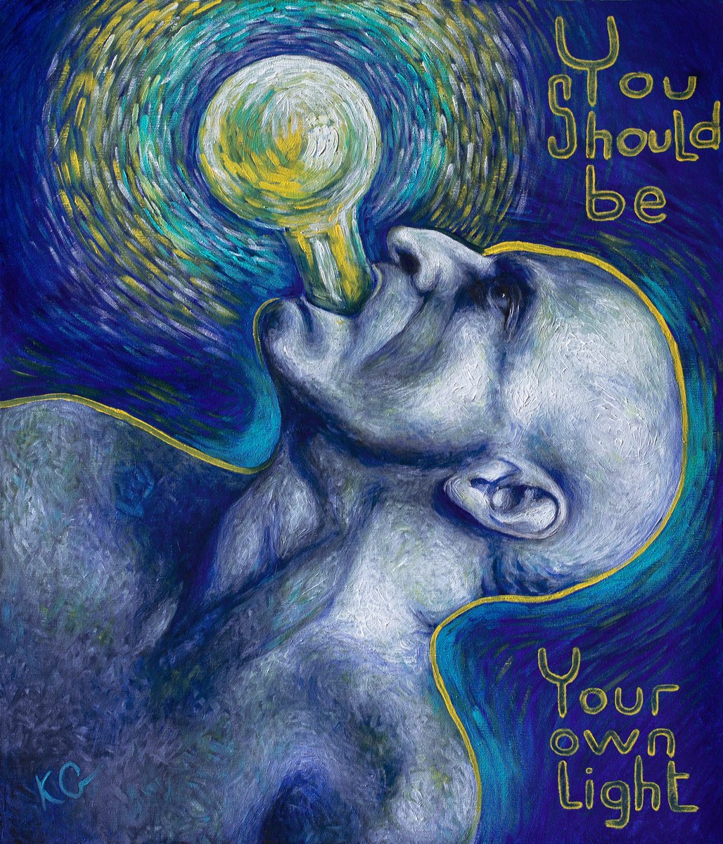You Should Be Your Own Light (Illumination) by Kateryna Goncharova