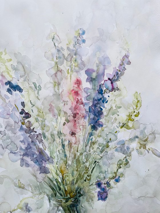 Delphinium 50x65 cm 2025