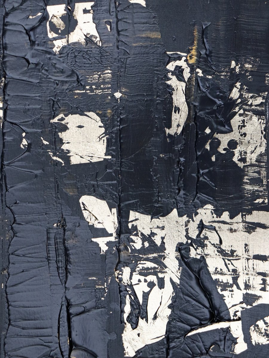 Abstract Acrylic Painting By Koen Lybaert, 9 X 13", Gold Series V [Abstract N°2840], Original Artwork